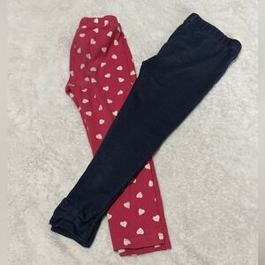 Toddler leggings 2 pack - blue, pink - size 3T